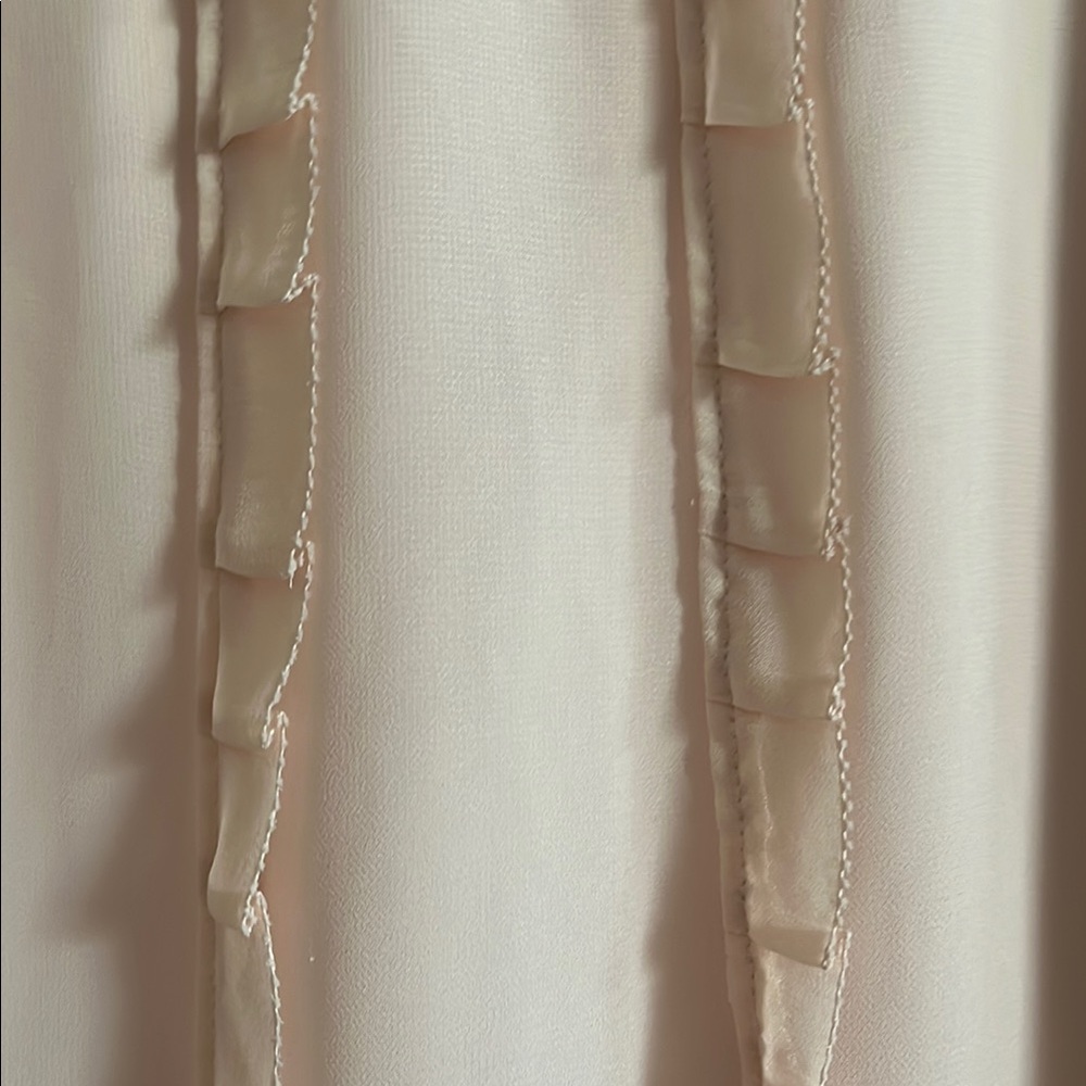 LOFT Pink Ruffled Blouse - Picture 3 of 4